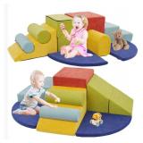 SENSWEET 10Pcs Climbing Toys and Foam Blocks - Climb & Crawl Set