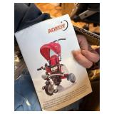 AOKOY Baby Tricycle 6-in-1, Stroller with Adjustable Push Handle