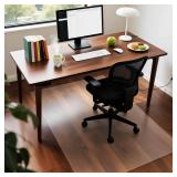 Office Chair Mat for Hardwood Floors 55x35 Clear PVC