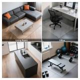 Office Chair Mat for Hardwood Floors 55x35 Clear PVC