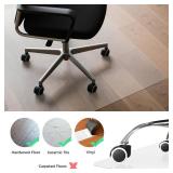 Office Chair Mat for Hardwood Floors 55x35 Clear PVC