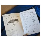 $114 Uthfy Pool Canopy 18x9 ft, UV Block, Waterproof Pop Up