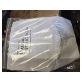 $90 MEISSALIVVE Brown Wicker Tempered Glass Coffee Table