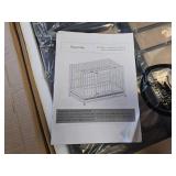 $300 Waleaf 48-Inch Heavy Duty Dog Crate with Wheels & Removable Tray