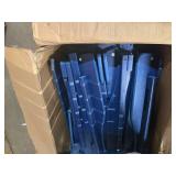 $390 Nevilywood Folding Adirondack Chair Cup Holder Set of 4 Navy