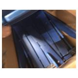 $390 Nevilywood Folding Adirondack Chair Cup Holder Set of 4 Navy