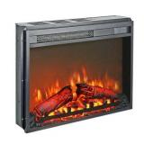 $150 23-Inch Electric Fireplace Insert with Remote, Timer