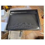 $150 23-Inch Electric Fireplace Insert with Remote, Timer