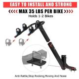 $65 Garvee 2-Bike Hitch Mount Folding Carrier, 2" Receiver, Straps