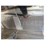 $120 IDEALHOUSE Farmhouse TV Stand for 65/75 Inch TVs, Grey