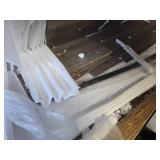 $120 IDEALHOUSE Farmhouse TV Stand for 65/75 Inch TVs, Grey