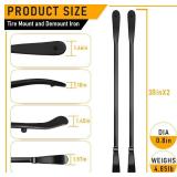 $56 2 PCS Tire Spoon Bar Tire Mount Demount Iron (38 inch)