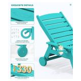 $130 Two Pack SERWALL Patio Chaise Lounge Chair, 78