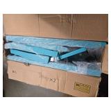 $130 Two Pack SERWALL Patio Chaise Lounge Chair, 78