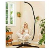 $88 Hammock Chair Macrame Swing Boho Hanging Chair 330 lb White