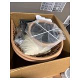 $99 3 Piece Patio Bistro Set - Rattan Table & Chairs (Set 2) - Beige