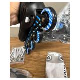 Adjustable Inline Skates with Light Up Wheels for Kids & Adults