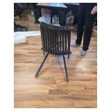 $110 Flash Furniture Delia Folding Chair - Acacia Wood, Black