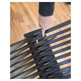 $110 Flash Furniture Delia Folding Chair - Acacia Wood, Black