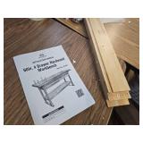 $220 Olympia Tools 60-inch Rubberwood Workbench with Built-in Wooden Vise