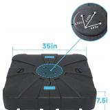 $189 34x34 Cantilever Umbrella Weighted Base, 300lbs Capacity