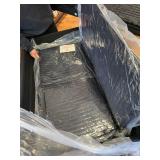 Parts of L Shaped Couch, Black Corduroy