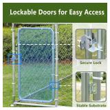 $140 MAGIC UNION Dog Kennels for Large Dogs with Roof (90x90x63)