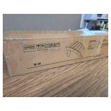 Briopaws Folding Adirondack Ottoman HDPE Footrest White