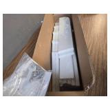 Briopaws Folding Adirondack Ottoman HDPE Footrest White