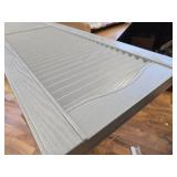 $120 Builders Edge 60 in x 14.5 in Louvered Vinyl Shutter 2 pk