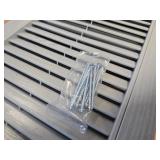 $120 Builders Edge 60 in x 14.5 in Louvered Vinyl Shutter 2 pk