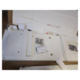 $140 Double Litter Box Enclosure for 2 Boxes, Scandi Style (White)