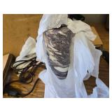 $100 Lights and Lamps Cline - Calacatta Viola Marble and Bronze Table Lamp