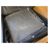 $150 3pc Outdoor Furniture Set: 2 Waterproof Chairs&1 Tempered Glass Table