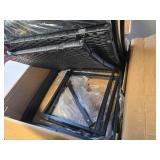 $150 3pc Outdoor Furniture Set: 2 Waterproof Chairs&1 Tempered Glass Table