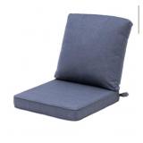 Crestlive Chair Cushion with Water-Resistant Cover 22x21 Sky Blue