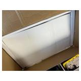 28 floating vanity in brown