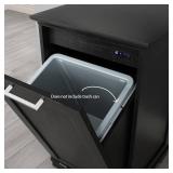 $85 OLD CAPTAIN Tilt-Out Trash Cabinet, Kitchen Holder, Black