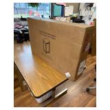 $85 OLD CAPTAIN Tilt-Out Trash Cabinet, Kitchen Holder, Black