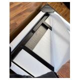 $122 Maritcute Buffet Cabinet, Rattan Storage with Doors & Shelves