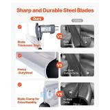 $59 VEVOR Lake Weed Cutter, 48 in Cut Width, Steel Blades, 30 ft Rope