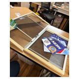 2 pack!! 21 - 37 in. W x 15 in. H Clear Wood Frame Adjustable Window Screen