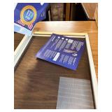 2 pack!! 21 - 37 in. W x 15 in. H Clear Wood Frame Adjustable Window Screen