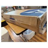 $200 MCQ 36-inch Electric Fireplace, 5000BTU, 1500W/750W, Wall, Black