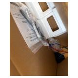 $200 MCQ 36-inch Electric Fireplace, 5000BTU, 1500W/750W, Wall, Black