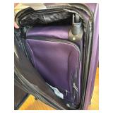 $104 3pc Softside Luggage Set with Spinner Wheels 28/24/20in Purple
