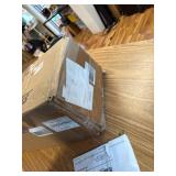 $95 Triple Bookshelf with 3 Fabric Drawers, 4-Tier, 10 Shelves