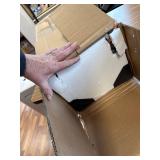 $95 Triple Bookshelf with 3 Fabric Drawers, 4-Tier, 10 Shelves