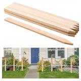 VEVOR Wooden Garden Stakes, 25 Pcs, 36 x 0.5 x 1.5 in, Fir Wood