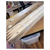 VEVOR Wooden Garden Stakes, 25 Pcs, 36 x 0.5 x 1.5 in, Fir Wood